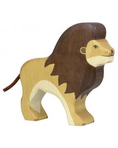 Figurine Holztiger Lion