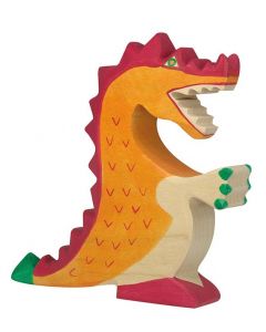 Figurine Holztiger Dragon rouge