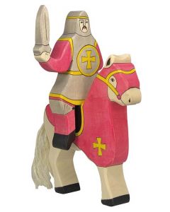 Figurine Holztiger Chevalier rouge sans le cheval