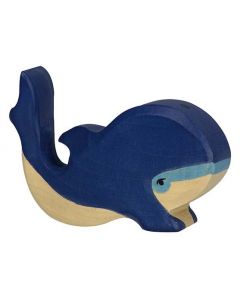 Figurine Holztiger Baleine bleue petite