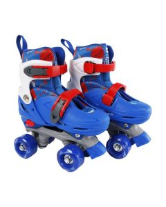 Street Rider Roller Skates Blue Adjustable, Size 27-30