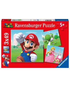 Ravensburger - Super Mario Puzzle, 3x49pcs. 051861