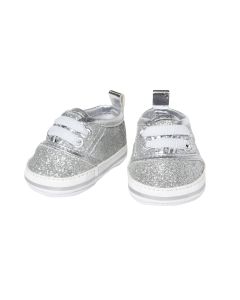 Heless - Doll sneakers Glitter Silver, 30-34 cm 1471