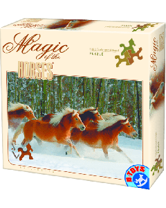 Puzzle 239 pièces magic horses chevaux galop D-Toys 65933hh04