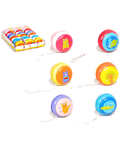 Yoyo bois decor animal 6 cm modèle aléatoire 38187