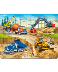 Puzzle 30 pièces constructions larsen us1-zz
