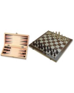 Jeu d'échec et de backgammon Paul pliable