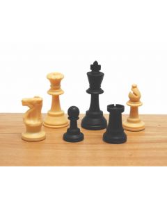 Pièces d'échecs de compétition en plastique plombé Vic