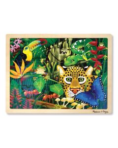 Puzzle en bois la forêt tropicale 48 pièces