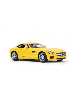 Voiture radiocommandée Mercedes-AMG GT jaune 1/14