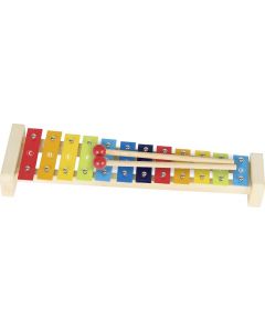 Xylophone à 12 lames en métal multicolores Jadin