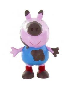 Figurine Peppa Pig George Pig plein de boue
