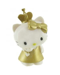 Figurine Hello Kitty princesse dorée