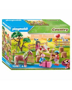 Playmobil Country 70997 Décoration de fête avec poneys