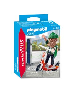 Playmobil Special Plus 70873 Hipster avec trottinette électrique