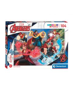 Clementoni Glitter Puzzle The Avengers, 104pcs. 20347