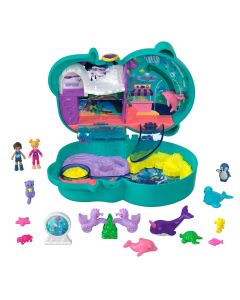 Mattel - Polly Pocket Big Pocket World - Otter Aquarium HCG16