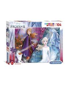 Clementoni Glitter Disney Frozen 2 Puzzle, 104st.