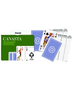 Jeu de Cartes Canasta Piatnik avec bloc compte d. points