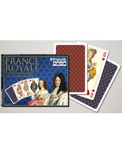 Cartes de jeu double France Royale Piatnik