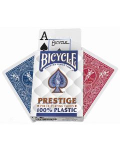 Cartes de Poker Prestige 100% Plastique Bicycle