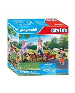 Playmobil City Life 70990 Grands-parents avec petit-fils