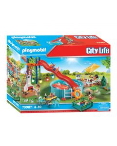 Playmobil City Life 70987 Espace détente avec piscine