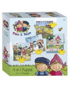 Fien & Teun Puzzle 4 en 1