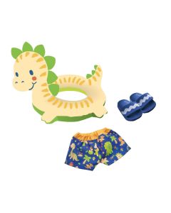 Heless - Set pour la piscine Dinosaure pour poupée 35-45 cm