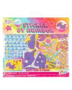 Grafix - Sticker by Number - Unicorn 100042