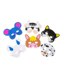 Foam Mask Farm Animal 9672