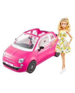 Mattel - Fiat 500 Barbie Doll and Vehicle GXR57