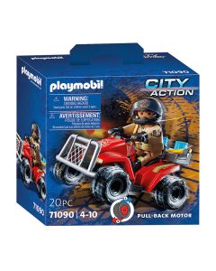 Playmobil City Action 71090 Pompier et quad