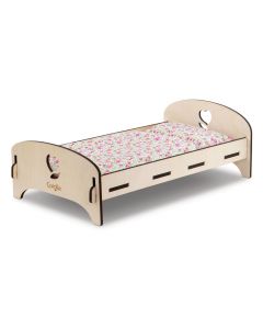Corolle - Wooden Doll Bed Floral 9000141370