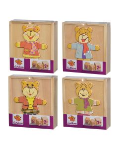 Eichhorn Puzzle cube en bois Petit Ours 20 pièces modèle aléatoire