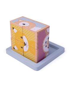 Bigjigs Wooden Block Puzzle Forest Animals 33027