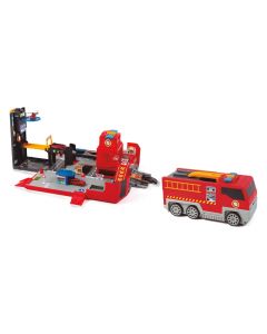 Dickie Fold Out Fire Truck and Garage Playset 203719005