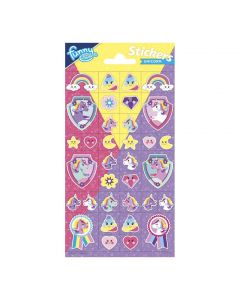 Totum - Sticker Sheet Glitter - Unicorn 100719