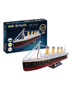 Revell 3D Puzzle Building Kit - RMS Titanic LED Edition 00154