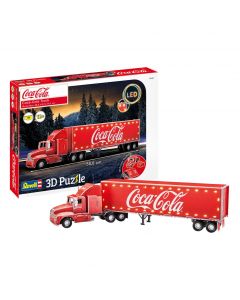 Revell 3D Puzzle Building Kit - Coca-Cola Truck LED Edition 00152