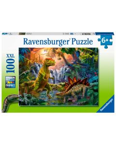Oasis of Dinosaurs Puzzle, 100pcs. XXL