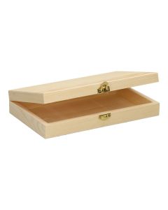 Jouet-Plus Boîte à bijoux en bois rectangulaire à décorer