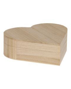 Jouet-Plus Coffret cœur en bois à décorer 
