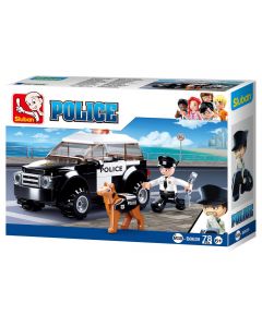 Sluban Police Car with Dog