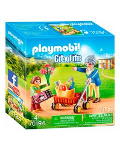 Playmobil City Life 70194 Petite fille et grand-mère