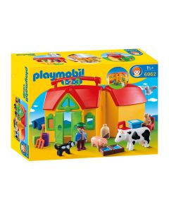 Playmobil® 1.2.3 - 6962 - Ferme transportable avec animaux