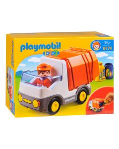 Playmobil 1.2.3 6774 Camion poubelle
