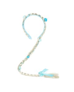 divers - Ice Princess Diadem with Long Braid Princess 12139A