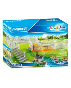 Playmobil Family Fun 70348 Extension pour parc animalier