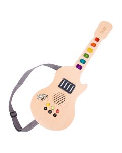 Classic World Guitare électrique en bois avec son et lumière 40552